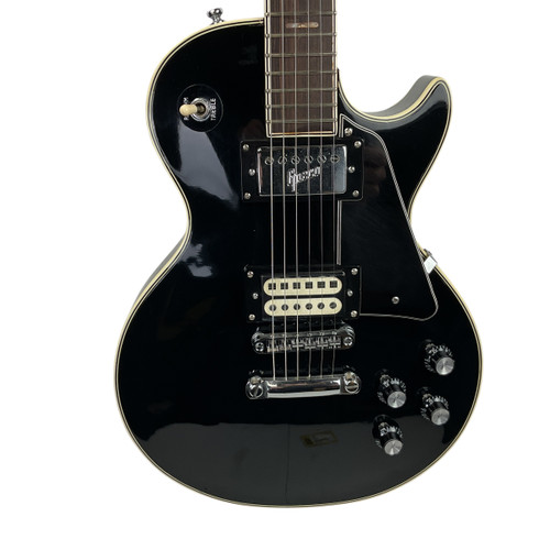 Vist Large View of Product Image Which is Used Greco EG-480B Vintage LP Type Electric Guitar Black 6-String