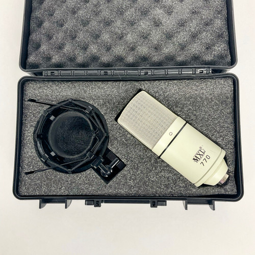 Vist Large View of Product Image Which is Used MXL 770 Condenser Microphone w/Case and Shock Mount