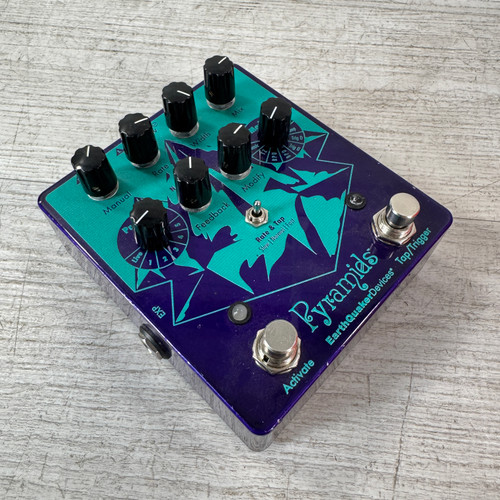 Vist Large View of Product Image Which is Used EarthQuaker Devices Pyramids - Stereo Flange Pedal
