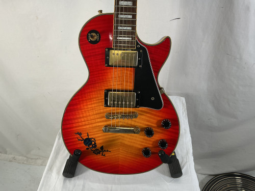 Vist Large View of Product Image Which is Used Epiphone LES PAUL CUSTOM CHERRY BURST LP Type Electric Guitar Cherry Sunburst 6-String