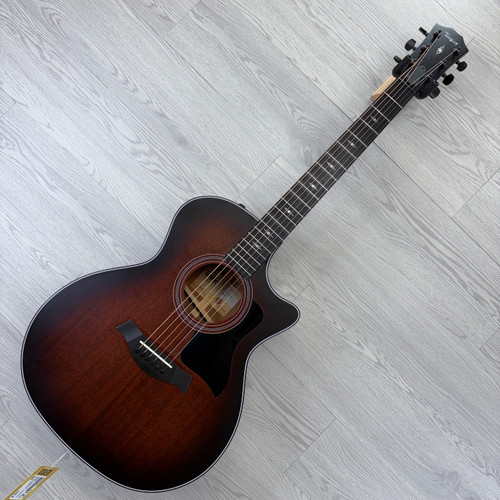 Vist Large View of Product Image Which is Used Taylor 324CE Grand Auditorium Tasmanian Blackwood Acoustic/Electric w/OHSC