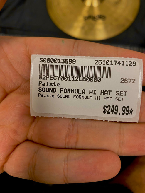 Vist Large View of Product Image Which is Used Paiste SOUND FORMULA HI HAT SET Hi Hat Cymbals 14"