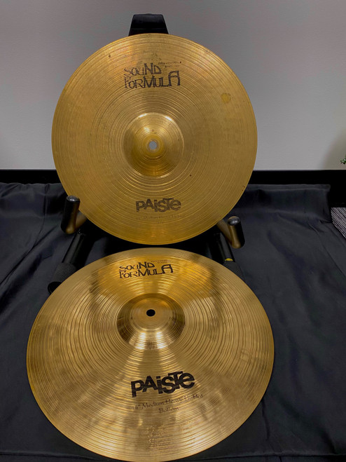 Vist Large View of Product Image Which is Used Paiste SOUND FORMULA HI HAT SET Hi Hat Cymbals 14"