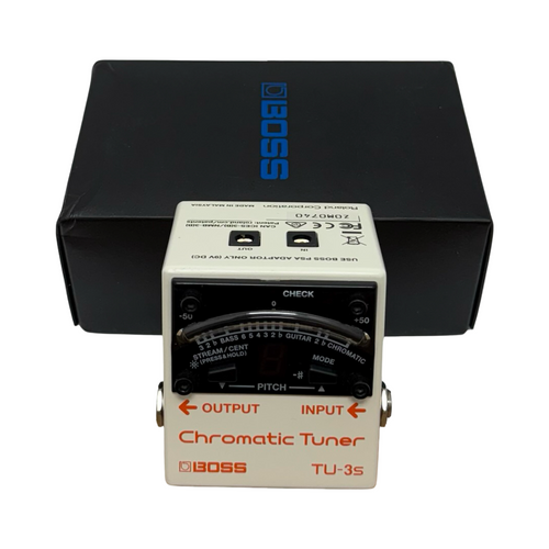 Vist Large View of Product Image Which is Used Boss TU-3 CHROMATIC TUNER Tuner Pedal