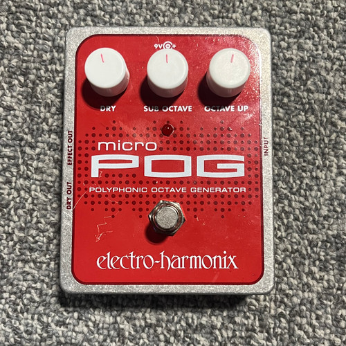 Vist Large View of Product Image Which is Used ELECTRO HARMONIX MICRO POG Guitar Octave Pedal