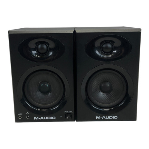 Used M-Audio BX3 Graphite Powered Studio Monitor 41117-S000053130 Vist Large View of Product Image Which is Used M-Audio BX3 Graphite Powered Studio Monitor