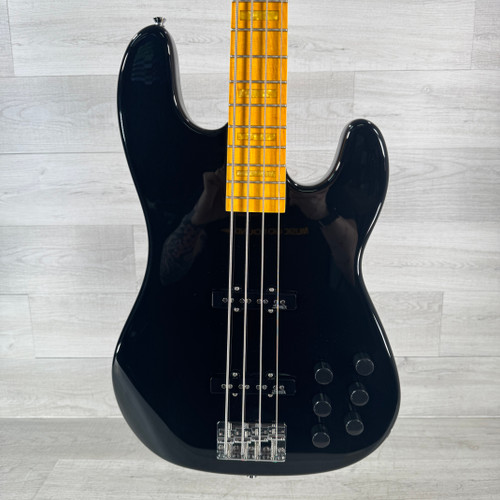 Used Markbass GV4 Gloxy Val CR MP Bass Guitar - Black - Gig Bag Included 40112-S000180572 Vist Large View of Product Image Which is Used Markbass GV4 Gloxy Val CR MP Bass Guitar - Black - Gig Bag Included