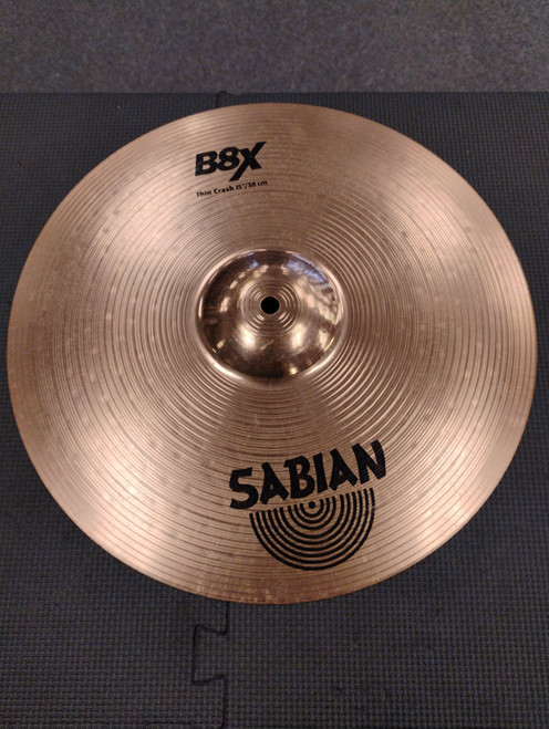 Vist Large View of Product Image Which is Used Sabian 15 B8X THIN CRASH Crash Cymbal 15"