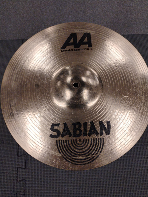 Vist Large View of Product Image Which is Used Sabian 16 AA METSAL X CRASH Crash Cymbal 16"