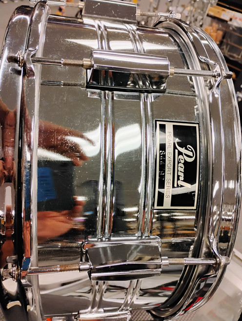Vist Large View of Product Image Which is Used Pearl EXPORT 14X6 Metal Snare Drum 14"
