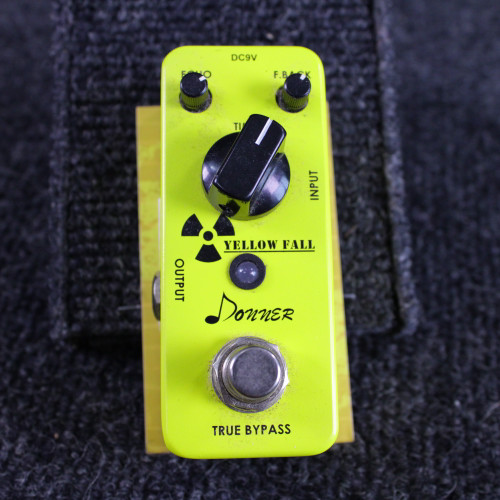 Vist Large View of Product Image Which is Used Donner YELLOW FALL DELAY PEDAL Delay Pedal