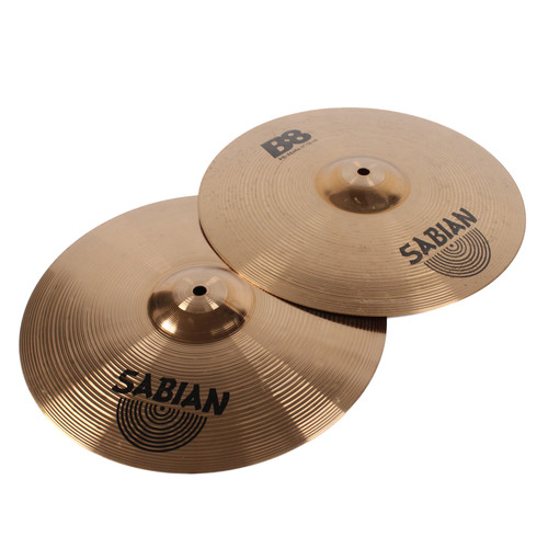 Vist Large View of Product Image Which is Used Sabian B8 HI HATS 14 Hi Hat Cymbals 14"