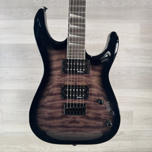 Used Jackson Dinky Arch Top JS32 DKA Electric Guitar - Transparent Black 40112-S000180606 Vist Large View of Product Image Which is Used Jackson Dinky Arch Top JS32 DKA Electric Guitar - Transparent Black