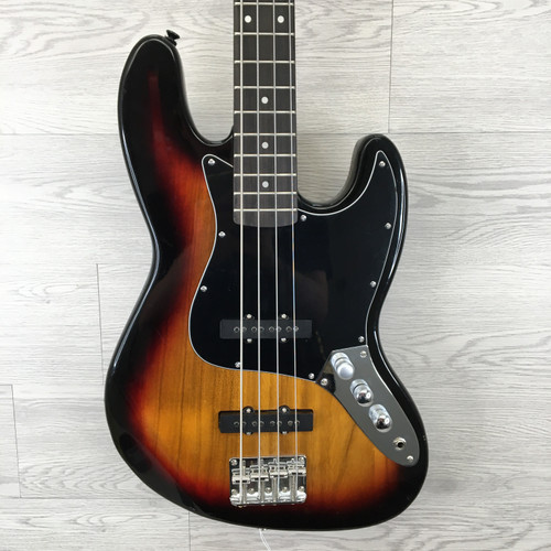 Vist Large View of Product Image Which is Used GLARRY J-BASS J Type Bass Guitar Sunburst 4-String