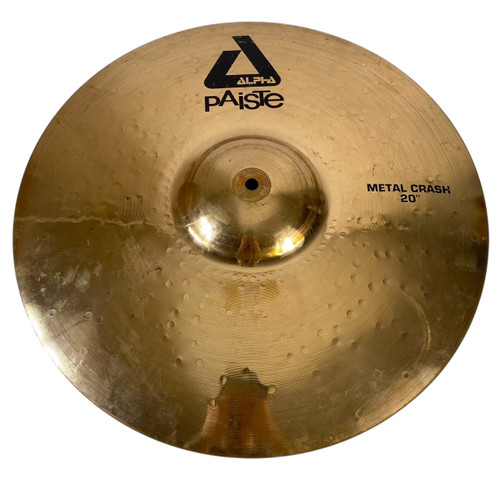 Used Paiste ALPHA METAL 20" CRASH/RIDE Cymbal 40090-S000081788 Vist Large View of Product Image Which is Used Paiste ALPHA METAL 20" CRASH/RIDE Cymbal