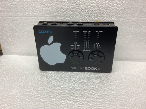 Used Motu MICROBOOK II Computer Interface 2 A/D Recording Inputs 40107-S000155269 Vist Large View of Product Image Which is Used Motu MICROBOOK II Computer Interface 2 A/D Recording Inputs