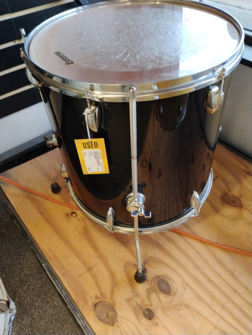Vist Large View of Product Image Which is Used Ludwig ACCENT Floor Tom Black 16"