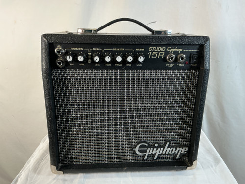 Used Epiphone STUDIO 15R BASS AMP 1 x 15 Bass Combo Amplifier 1 x 15 40012-S000308307 Vist Large View of Product Image Which is Used Epiphone STUDIO 15R BASS AMP 1 x 15 Bass Combo Amplifier 1 x 15