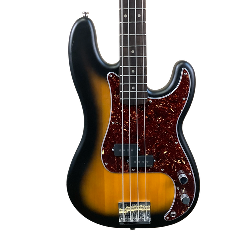 Vist Large View of Product Image Which is Used Squier DEBUT PRECISION BASS Bass Guitar Sunburst 4-String