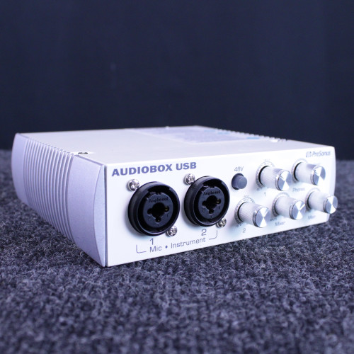 Vist Large View of Product Image Which is Used Presonus AUDIOBOX USB96 INTERFACE Computer Interface 2 A/D Recording Inputs