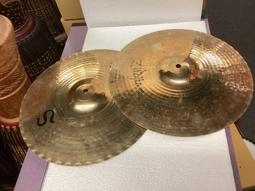 Vist Large View of Product Image Which is Used Zildjian 14IN S MASTERSOUND HI HATS Hi Hat Cymbals 14"