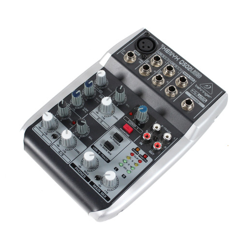Vist Large View of Product Image Which is Used Behringer XENYX Q502 USB Compact Mixer