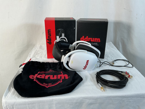 Vist Large View of Product Image Which is Used Ddrum DDSCH STUDIO ISO HDPHONES WHITE Headphones