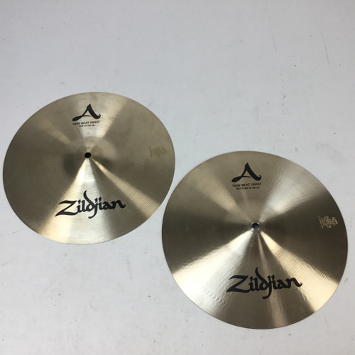 Vist Large View of Product Image Which is Used Zildjian 14IN A NEW BEAT HI HATS Hi Hat Cymbals 14"