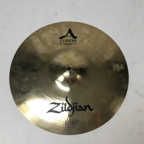 Vist Large View of Product Image Which is Used Zildjian 15IN A CUSTOM MASTERSOUND TOP Hi Hat Cymbals 15"