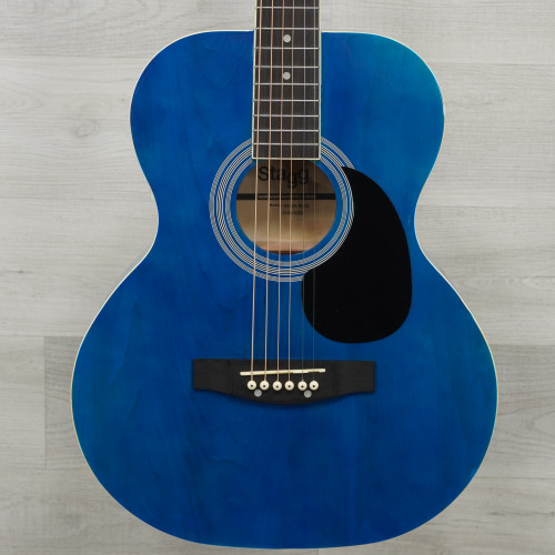 Vist Large View of Product Image Which is Used Stagg SA20 Laminate Top Acoustic Guitar Blue
