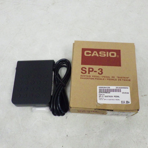 Vist Large View of Product Image Which is Used Casio SP-3 sustain Pedal Keyboard Pedal