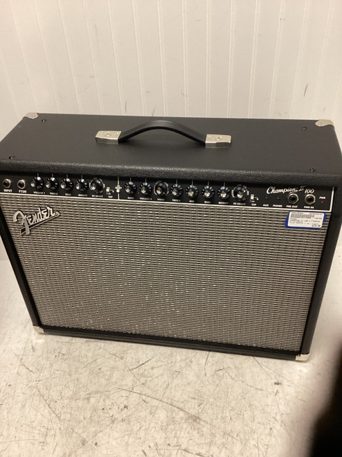 Used Fender CHAMPION II 100 + FTSWTCH 2 x 12 Solid State Amplifier 2 x 12 40107-S000155293 Vist Large View of Product Image Which is Used Fender CHAMPION II 100 + FTSWTCH 2 x 12 Solid State Amplifier 2 x 12