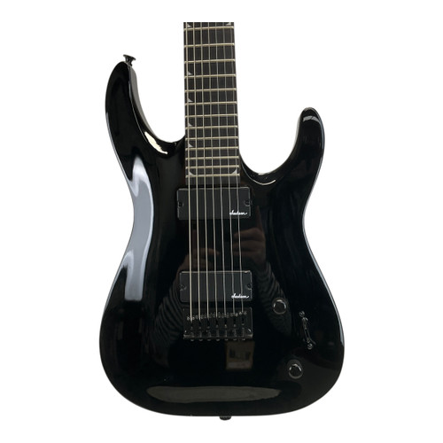 Vist Large View of Product Image Which is Used Jackson 2021 JS22-7 Dka Ht S Type Electric Guitar Black 7-String