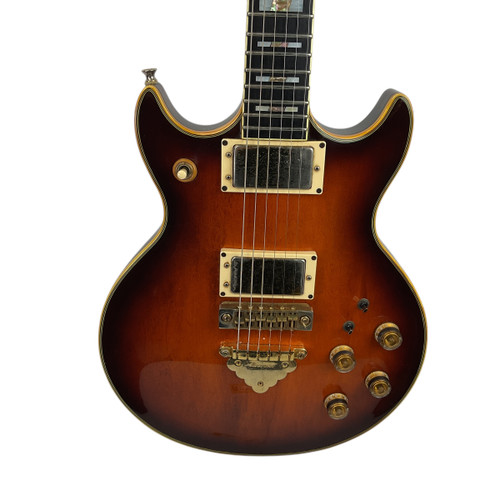 Used Ibanez 1980 AR300 Vintage Double Cutaway Electric Guitar Sunburst 6-String 41120-S000035607 Vist Large View of Product Image Which is Used Ibanez 1980 AR300 Vintage Double Cutaway Electric Guitar Sunburst 6-String