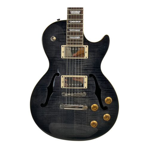 Vist Large View of Product Image Which is Used Epiphone 2014 Epiphone Les Paul Florentine Electric Guitar Black 6-String