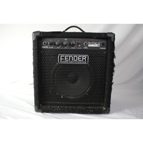 Used Fender RUMBLE 15 Vintage Bass Combo Amplifier 41128-S000109584 Vist Large View of Product Image Which is Used Fender RUMBLE 15 Vintage Bass Combo Amplifier