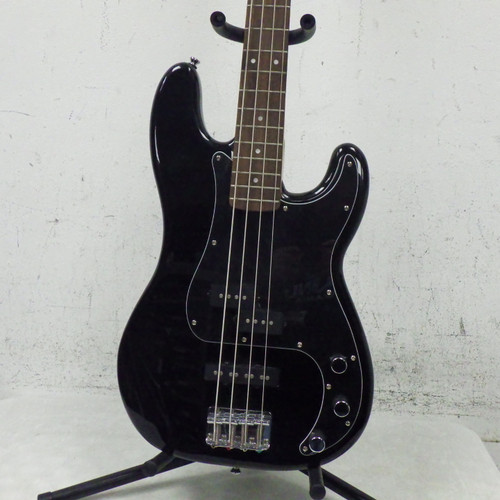 Vist Large View of Product Image Which is Used Squier Affinity P Bass P Type Bass Guitar Black 4-String