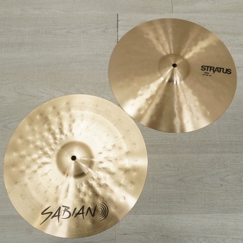 Vist Large View of Product Image Which is Used Sabian 15" Stratus Hi Hat Cymbal Pair