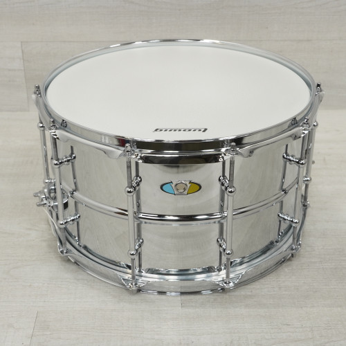 Vist Large View of Product Image Which is Used Ludwig 14x8 Supralite Metal Snare Drum