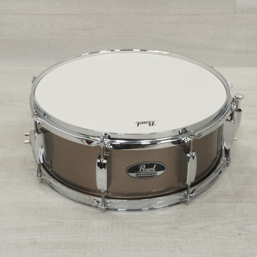 Vist Large View of Product Image Which is Used Pearl 14x5.5 Roadshow Snare Drum Bronze Metallic