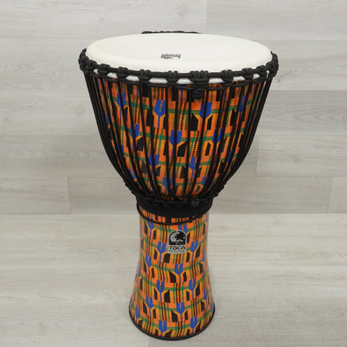 Vist Large View of Product Image Which is Used Toca Freestyle 14" Rope Kinte Djembe