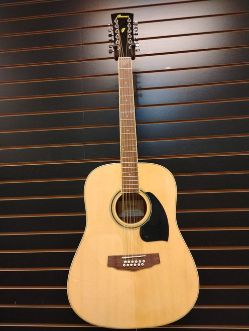 Vist Large View of Product Image Which is Used Ibanez PF1512-NT Acoustic Guitar Natural