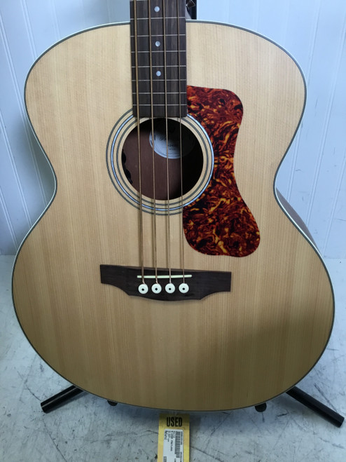 Used Guild B-240E FRETLESS Acoustic Bass Guitar Natural 4-String 40107-S000155305 Vist Large View of Product Image Which is Used Guild B-240E FRETLESS Acoustic Bass Guitar Natural 4-String