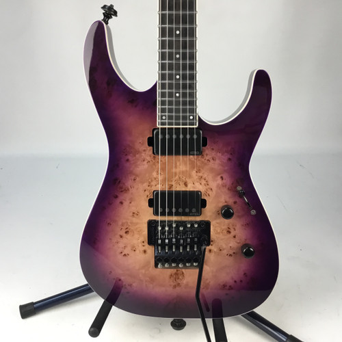 Used LTD M-1000 DLX Super S Electric Guitar Purple 6-String 41110-S000071382 Vist Large View of Product Image Which is Used LTD M-1000 DLX Super S Electric Guitar Purple 6-String