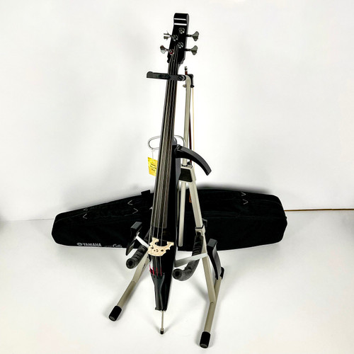 Vist Large View of Product Image Which is Used Yamaha SVC-50 4/4 Size Silent Cello with Bag and Stand