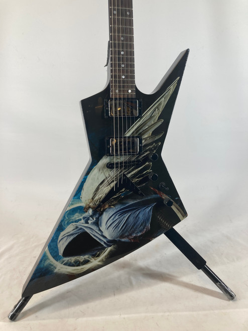 Vist Large View of Product Image Which is Used Dean Zero Angel Of Deth II Electric Guitar Custom Graphics 