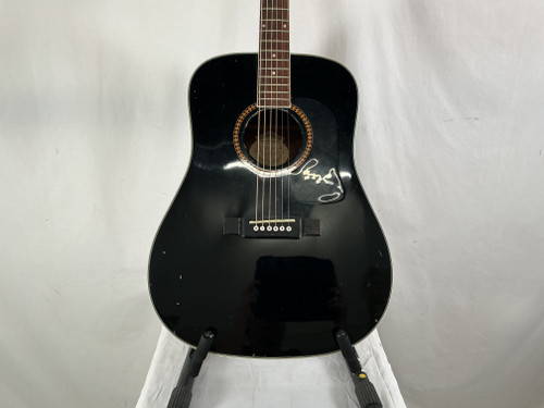 Vist Large View of Product Image Which is Used Washburn D10SB ACOUSTIC GUITAR Laminate Top Acoustic Guitar Black