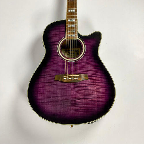 Used Ibanez AEF 30TVS-OP-03 Acoustic Guitar Purple 41103-S000057239 Vist Large View of Product Image Which is Used Ibanez AEF 30TVS-OP-03 Acoustic Guitar Purple