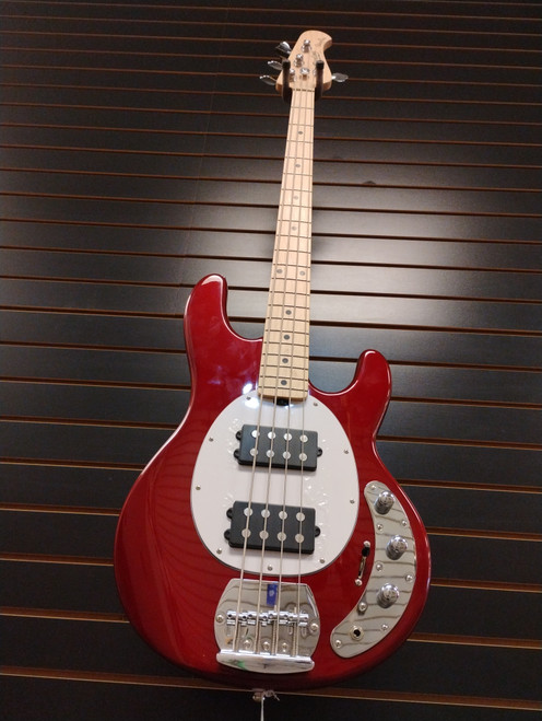 Vist Large View of Product Image Which is Used Sterling by Ernie Ball STINGRAY SUB SERIES Bass Guitar Red 4-String