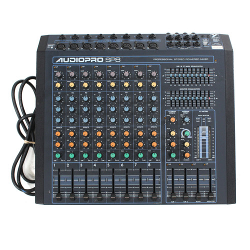Used Yorkville AUDIOPRO SP8 Powered Mixer Vist Large View of Product Image Which is Used Yorkville AUDIOPRO SP8 Powered Mixer